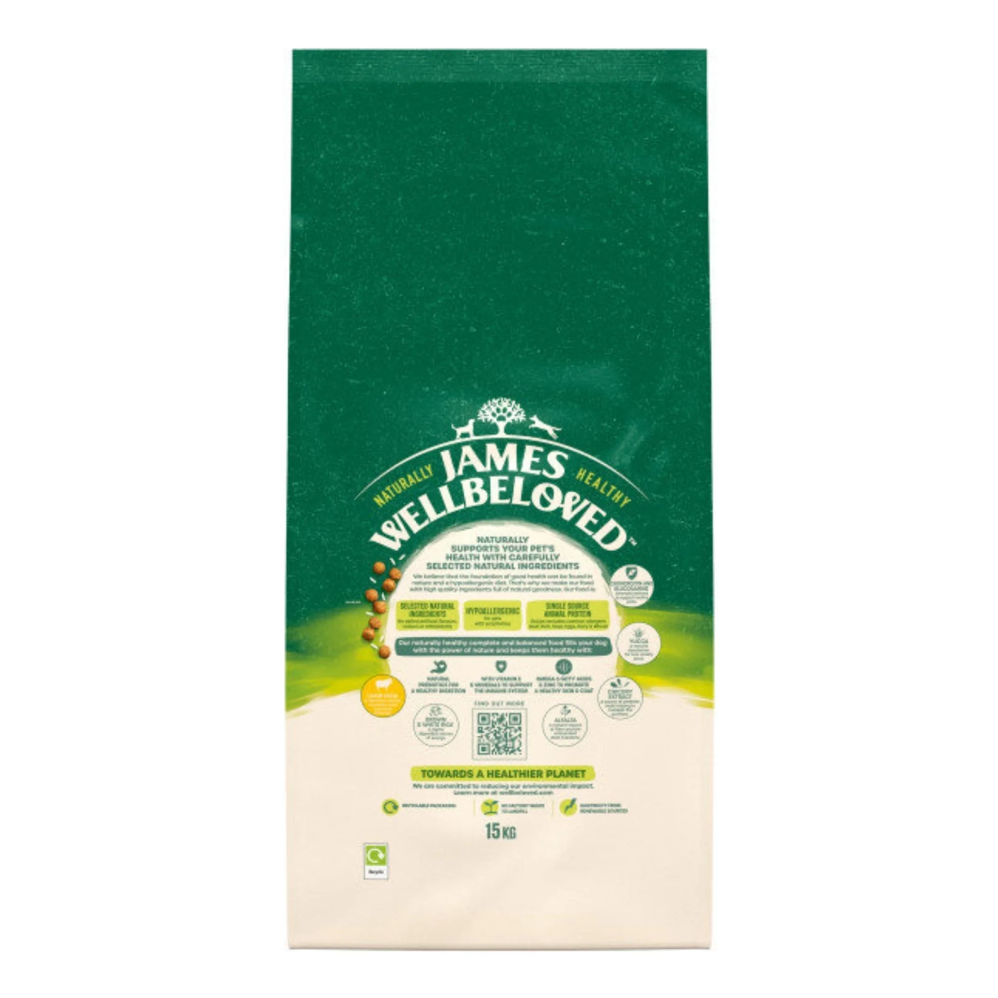 James Wellbeloved Senior Lamb & Rice 15kg - Image 2