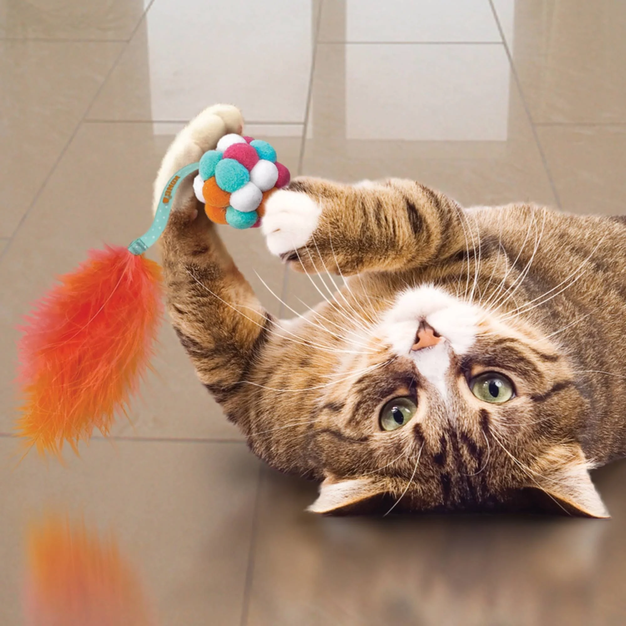 KONG Cat Active Bubble Ball - Image 3