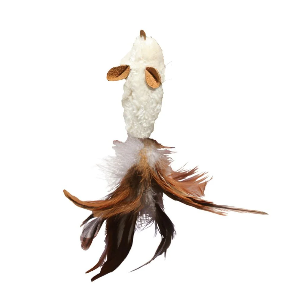KONG Refillables Feather Mouse - Image 2