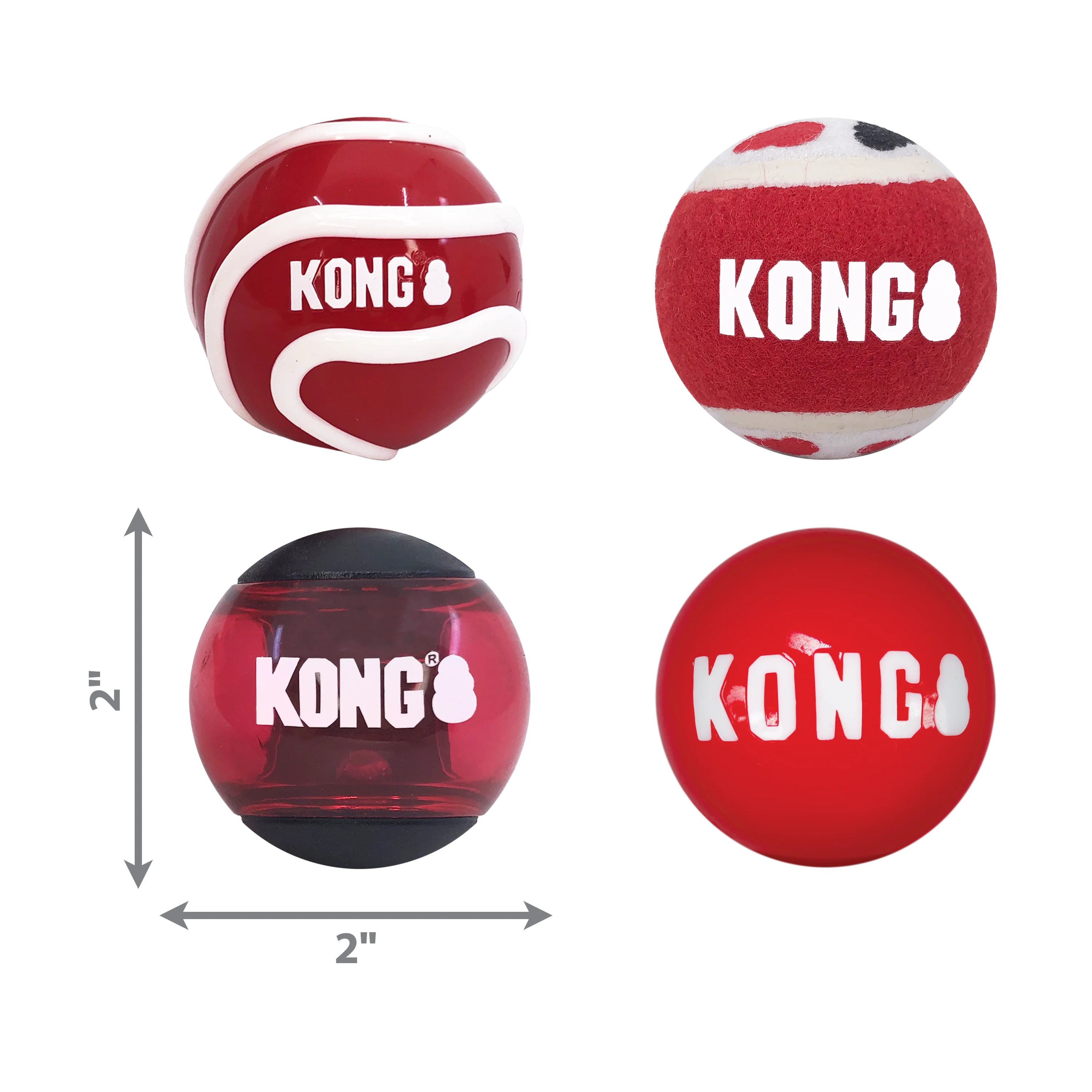 KONG Signature Ball 4-Pack - Image 5