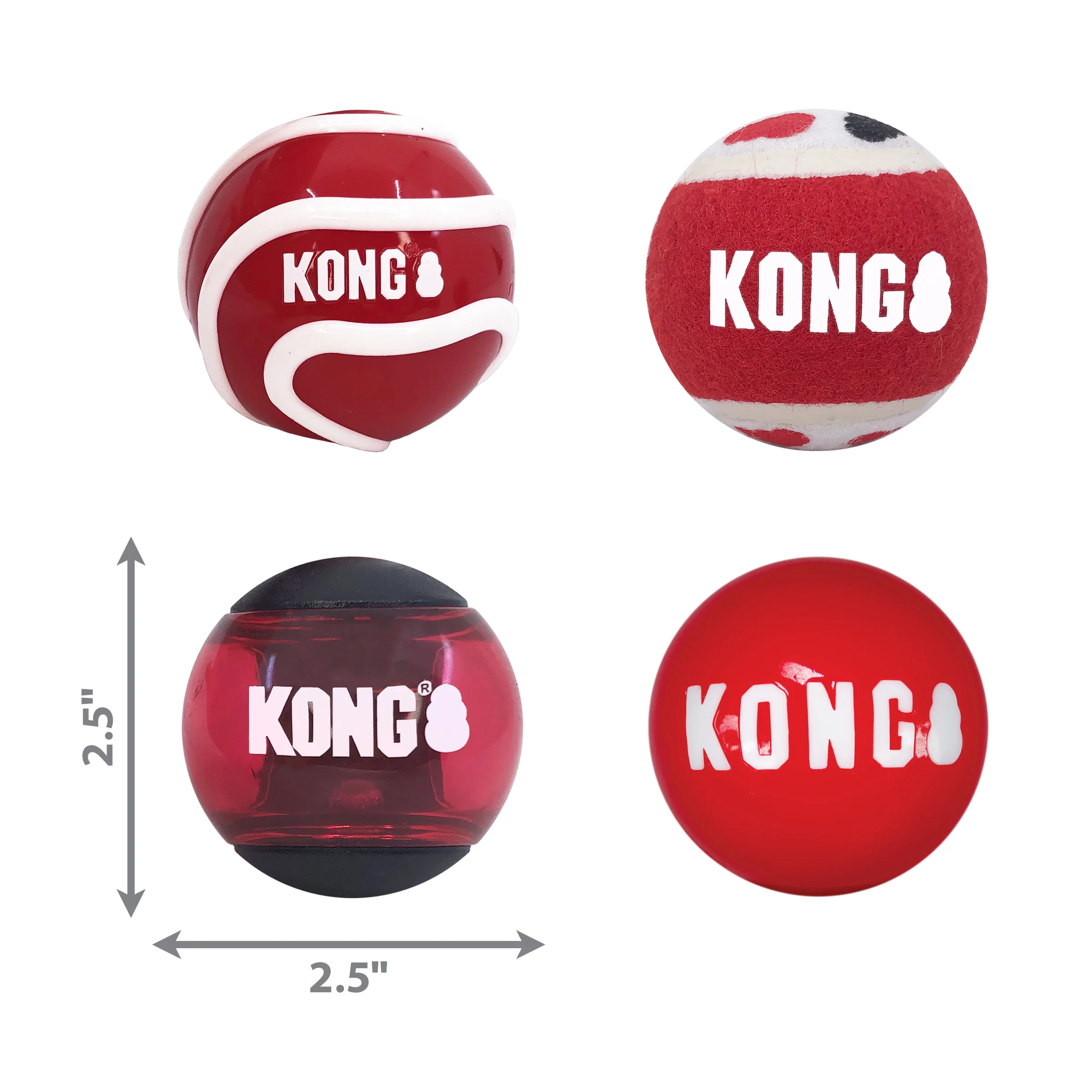 KONG Signature Ball 4-Pack - Image 6