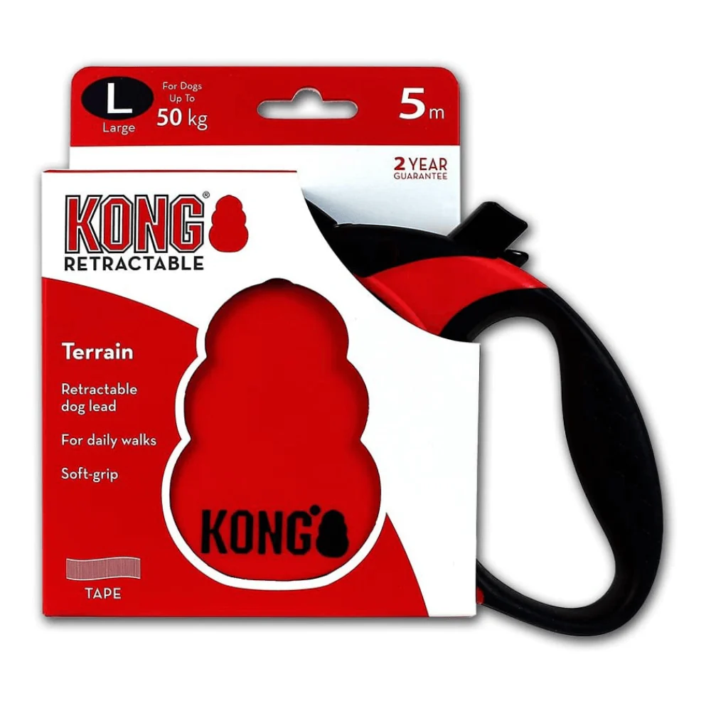 KONG Terrain Retractable 5m Tape Dog Leash - Image 2