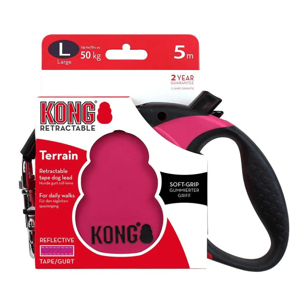 KONG Terrain Retractable 5m Tape Dog Leash - Image 3