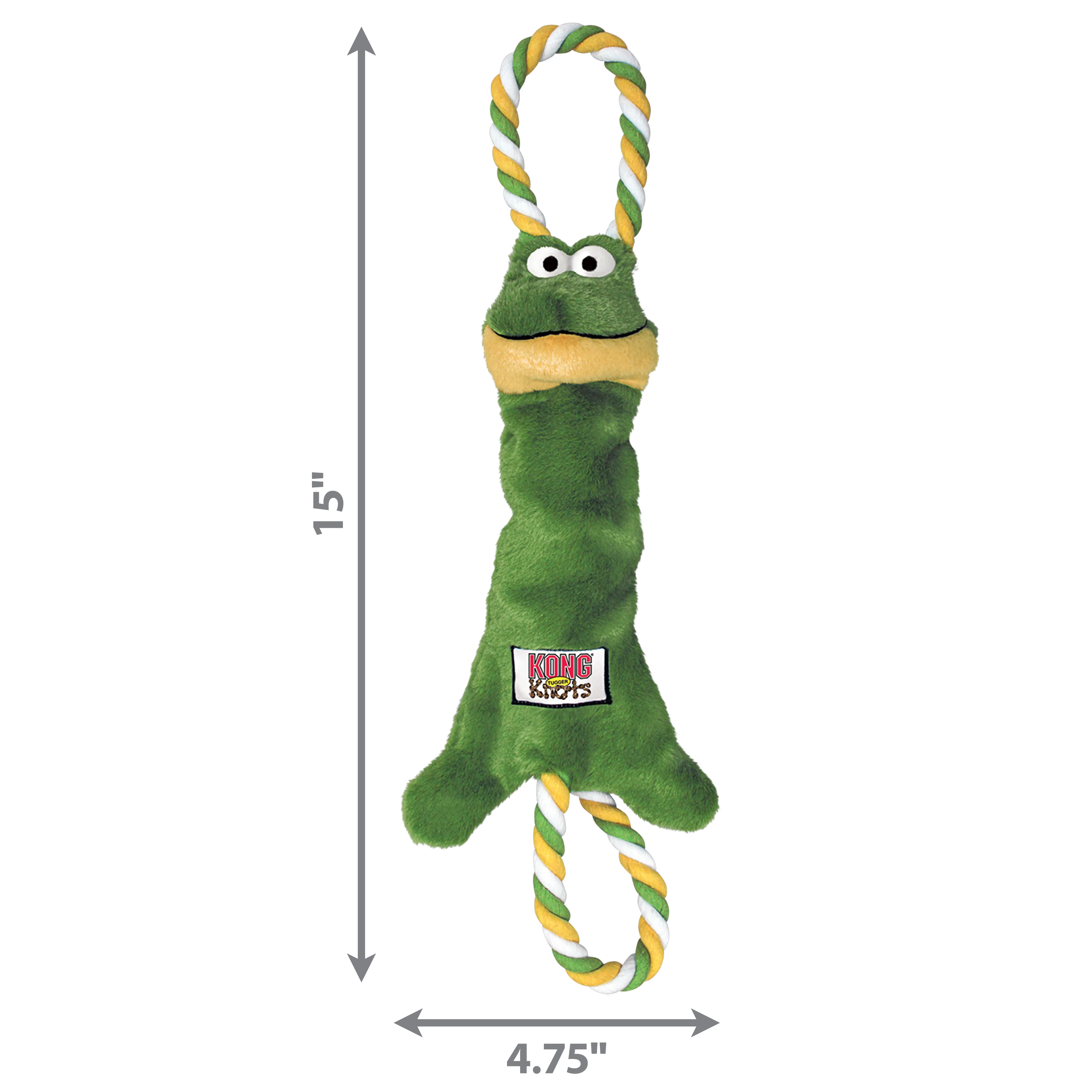 KONG Tugger Knots Frog - Image 3