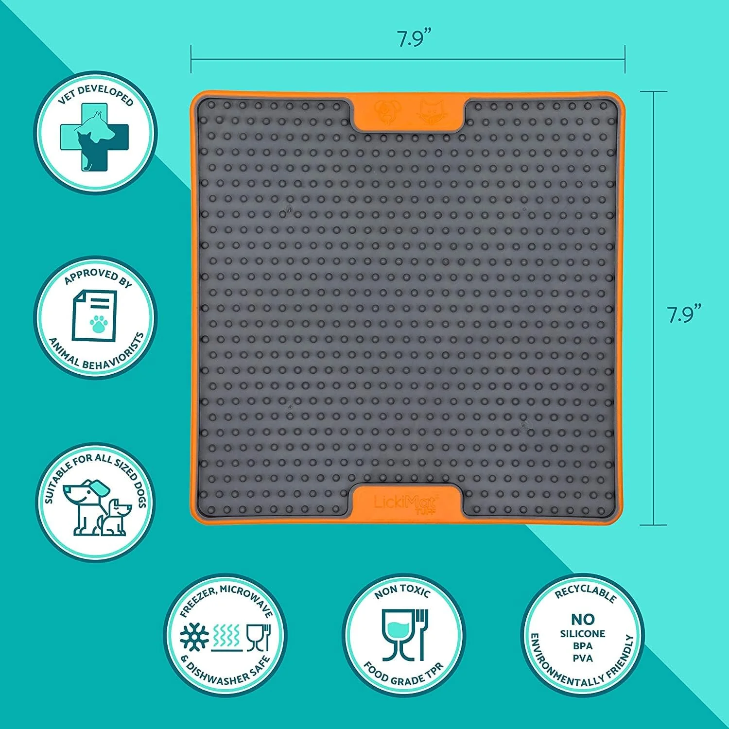 LickiMat Soother Tuff Pro Slow Feeder for Dogs - Image 3