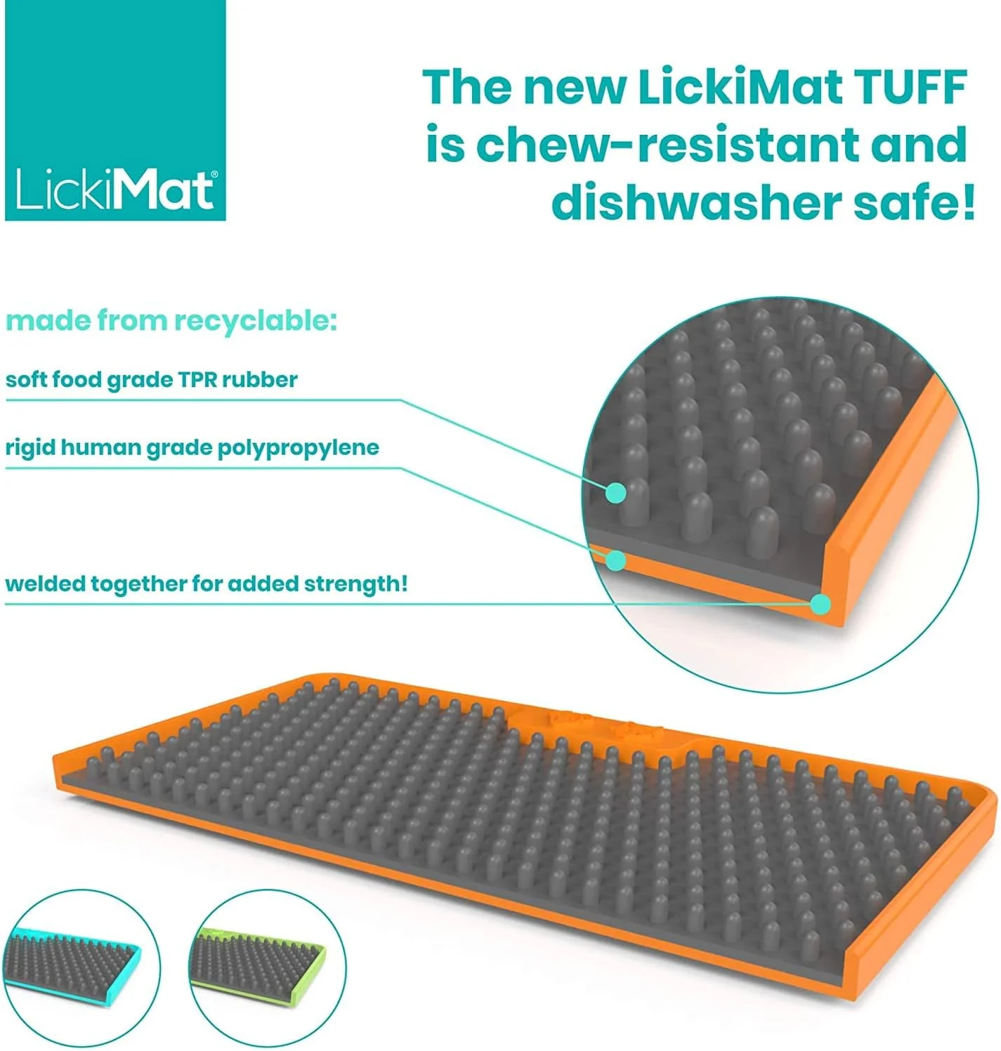 LickiMat Soother Tuff Pro Slow Feeder for Dogs - Image 4