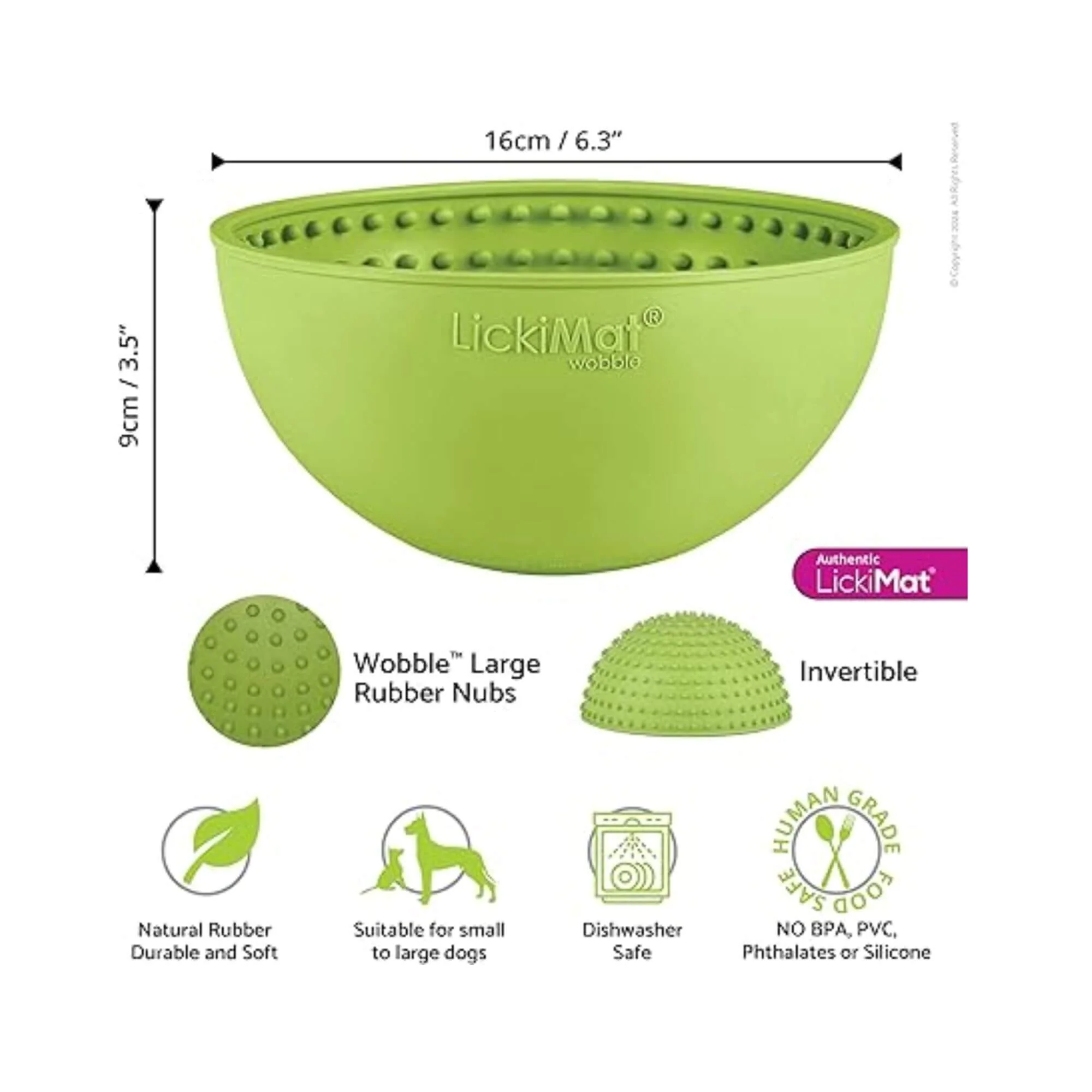 LickiMat Wobble Bordem Buster Bowl for Dogs - Image 3