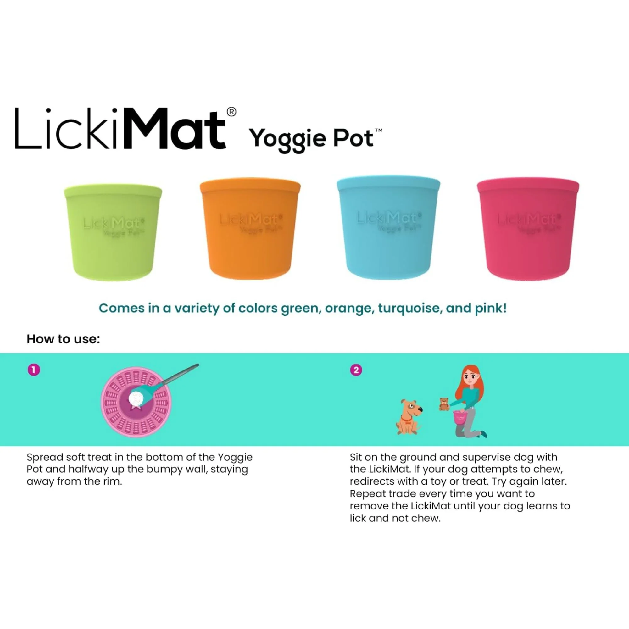 LickiMat Yoggie Pot Boredom Buster Feeder for Dogs - Image 5