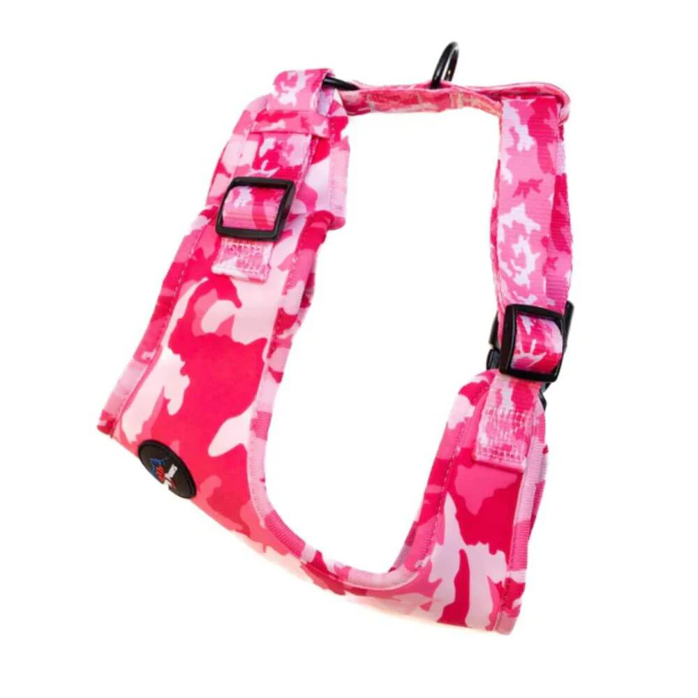 Long Paws Funk The Dog Harness in Pink Camo - Image 2