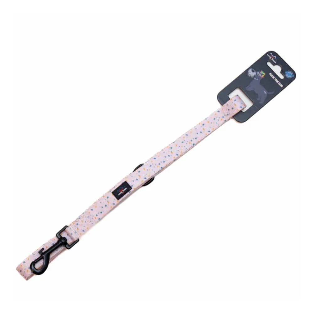 Long Paws Funk The Dog Lead in Terrazo Pink - Image 3