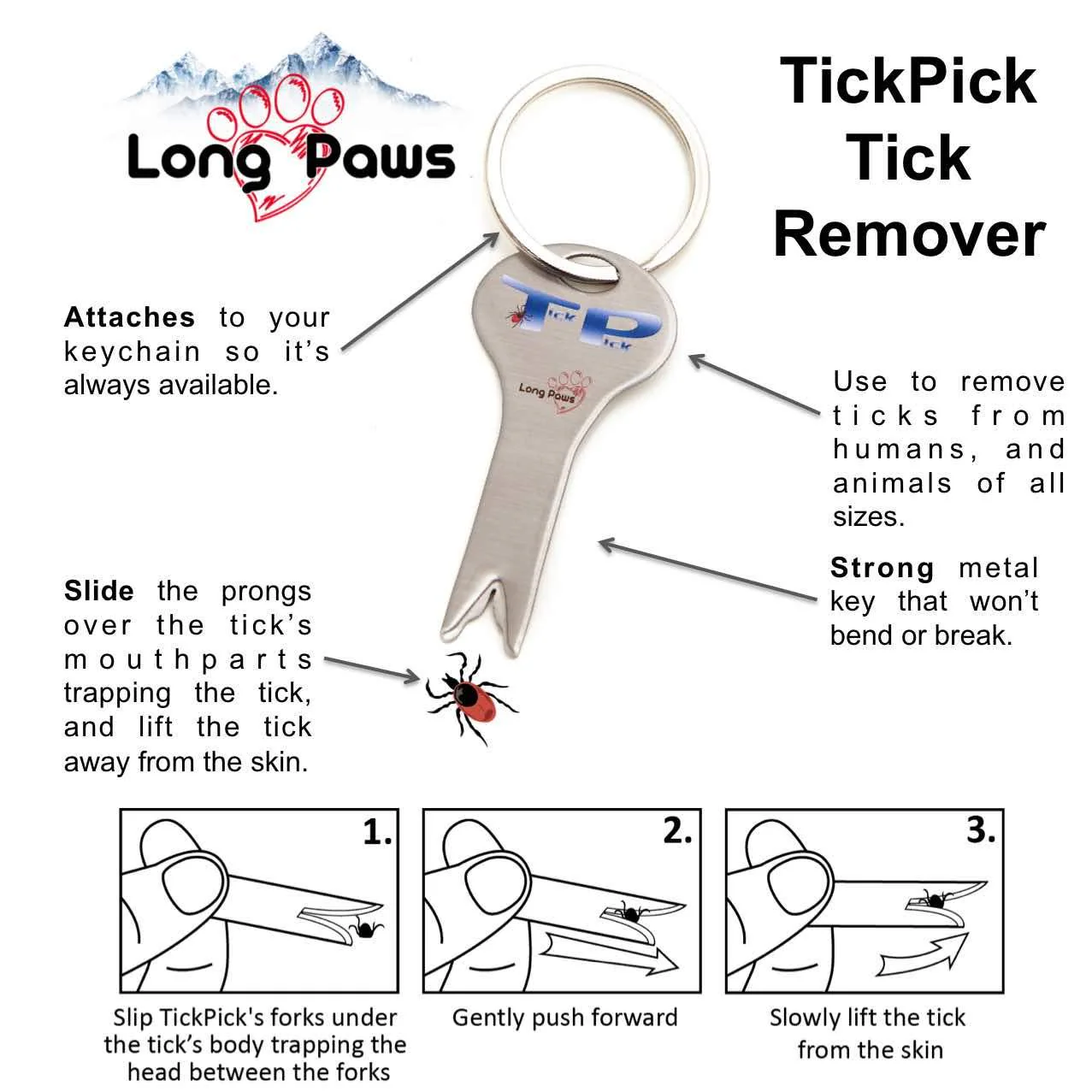 Long Paws Tick Remover - Image 2