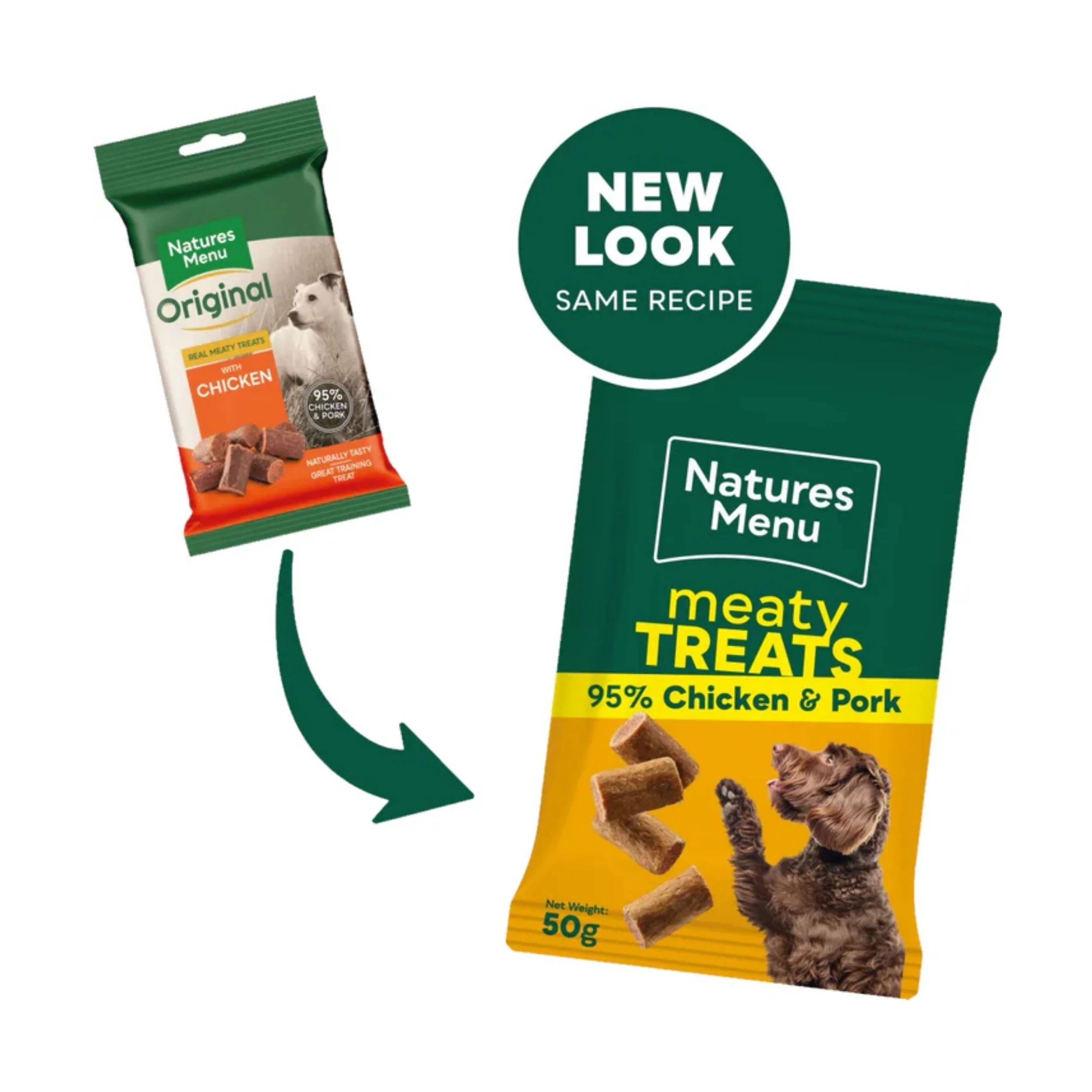 Natures Menu Meaty Treats Chicken Dog Treats 50g x 12 - Image 4