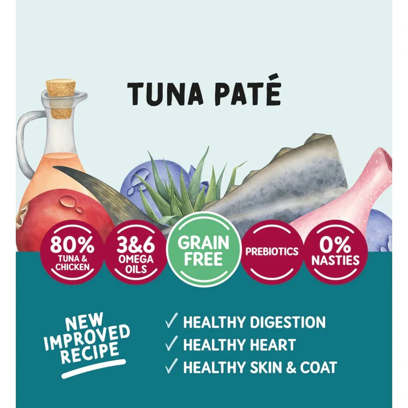 Naturo Cat Adult Grain Free Pate Tuna 12 x 4 Boxes - Image 2
