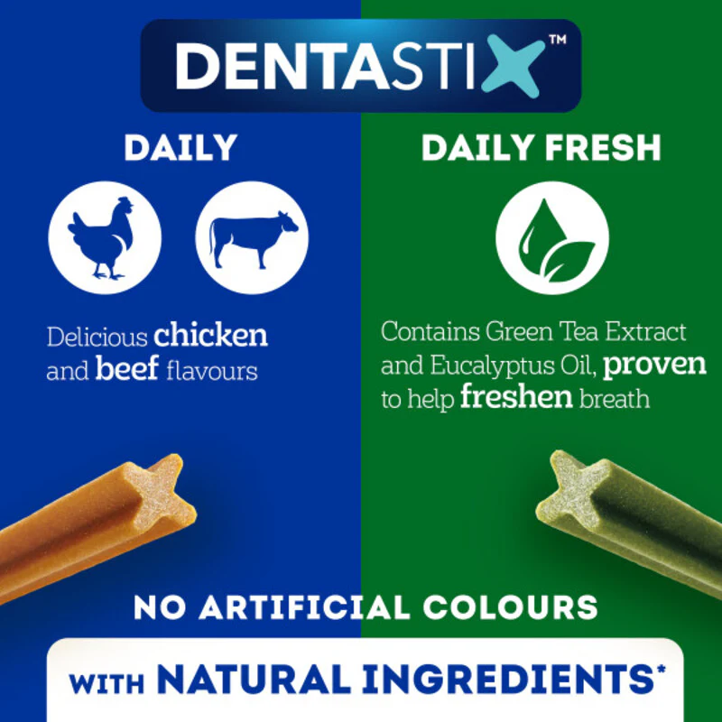 Pedigree Dentastix Fresh Daily Dental Small Dog Chews x 70 Sticks - Image 2