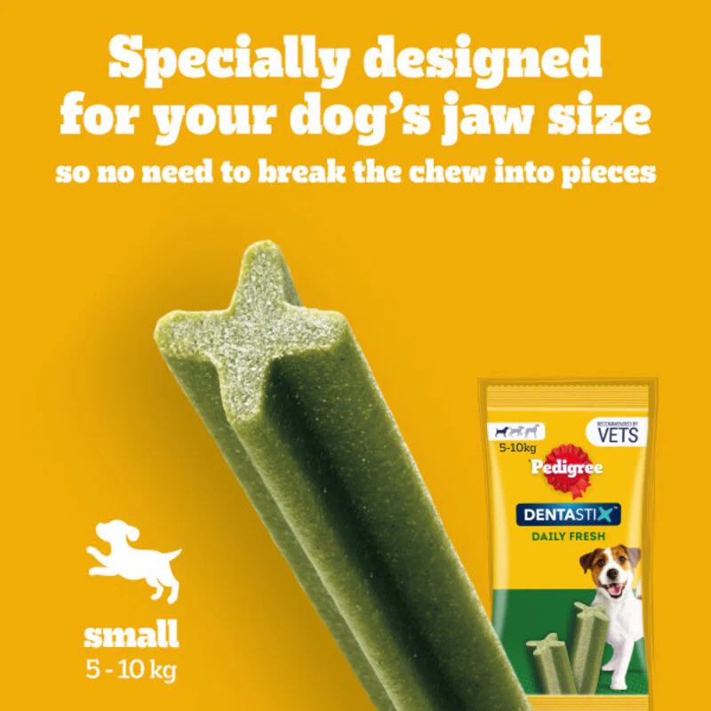 Pedigree Dentastix Fresh Daily Dental Small Dog Chews x 70 Sticks - Image 3