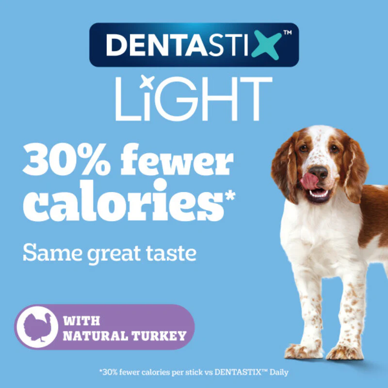 Pedigree Dentastix Light Daily Dental Chew Medium Dog 5 Sticks x 6 - Image 3