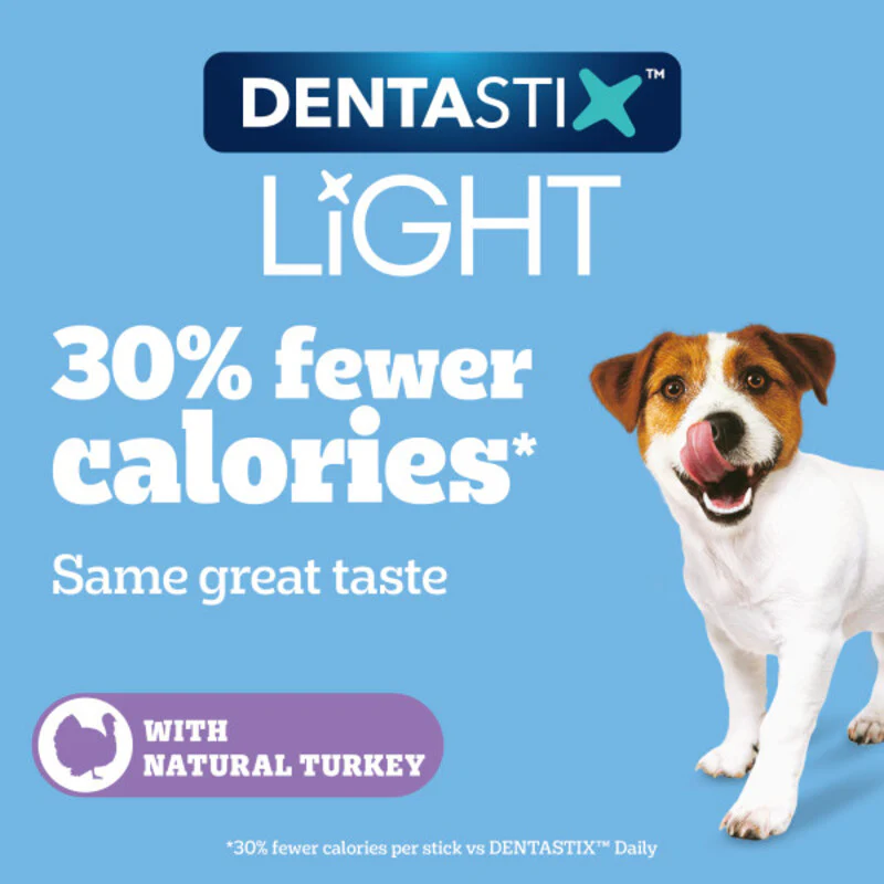 Pedigree Dentastix Light Daily Dental Chew Small Dog 7 Sticks x 6 - Image 2