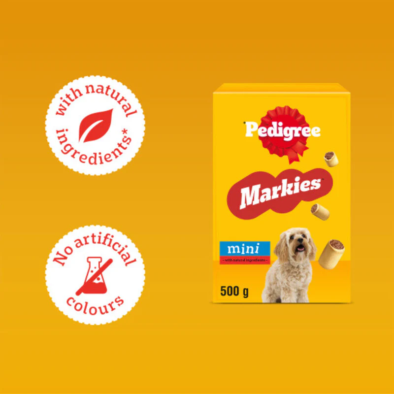 Pedigree Markies Mini Dog Treat Biscuits 500g x 12 Packs - Image 3