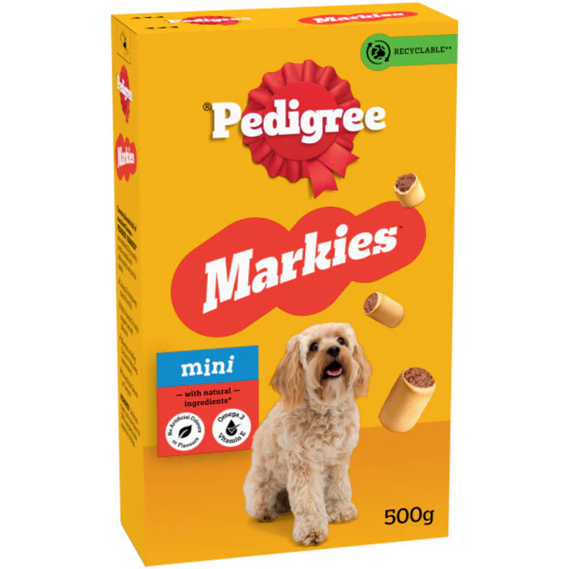 Pedigree Markies Mini Dog Treat Biscuits 500g x 12 Packs - Image 5