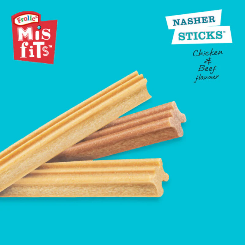 Pedigree Misfits Large Nasher Sticks Dog Treats 270g x 10 Packs - Image 3