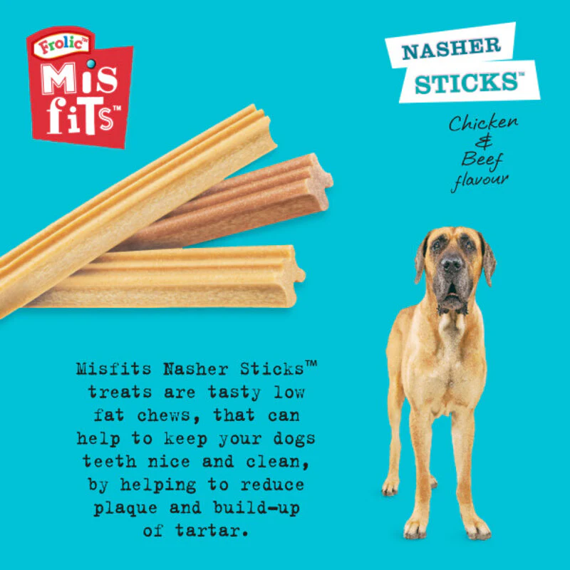 Pedigree Misfits Large Nasher Sticks Dog Treats 270g x 10 Packs - Image 4