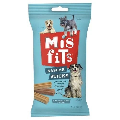 Pedigree Misfits Large Nasher Sticks Dog Treats 270g x 10 Packs - Image 5