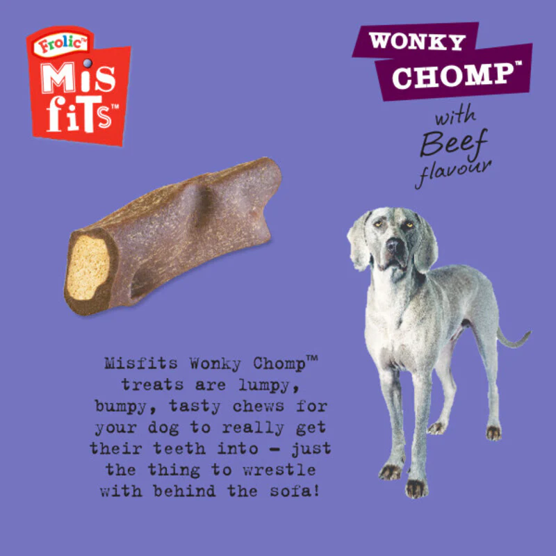 Pedigree Misfits Wonky Chomps Medium 2 Sticks x 12 Packs - Image 3