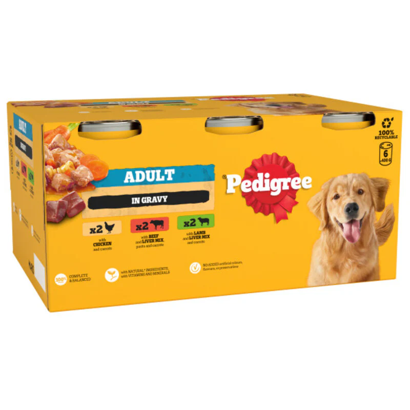 Pedigree Country Casseroles in Gravy Tinned Dog Food 400g x 24 - Image 5