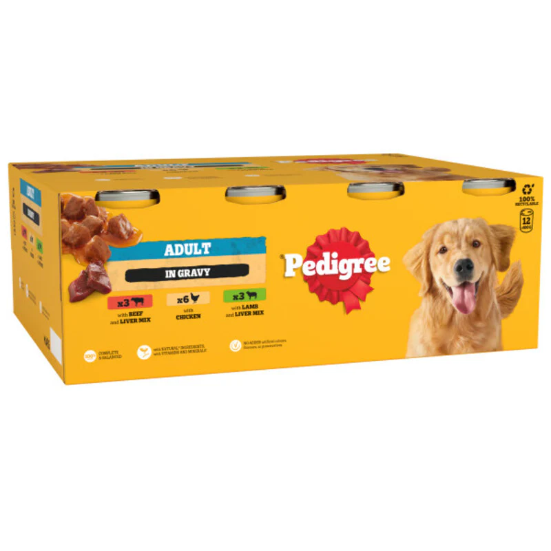 Pedigree Mixed Selection In Gravy 400g x 24 Dog Food Tins - Image 5