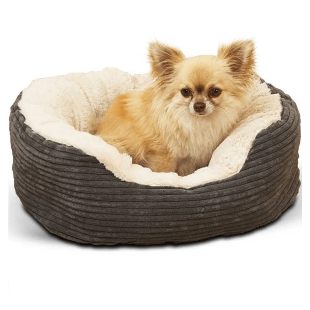 Rosewood 40 Winks Grey Cord Dog Bed - Image 2