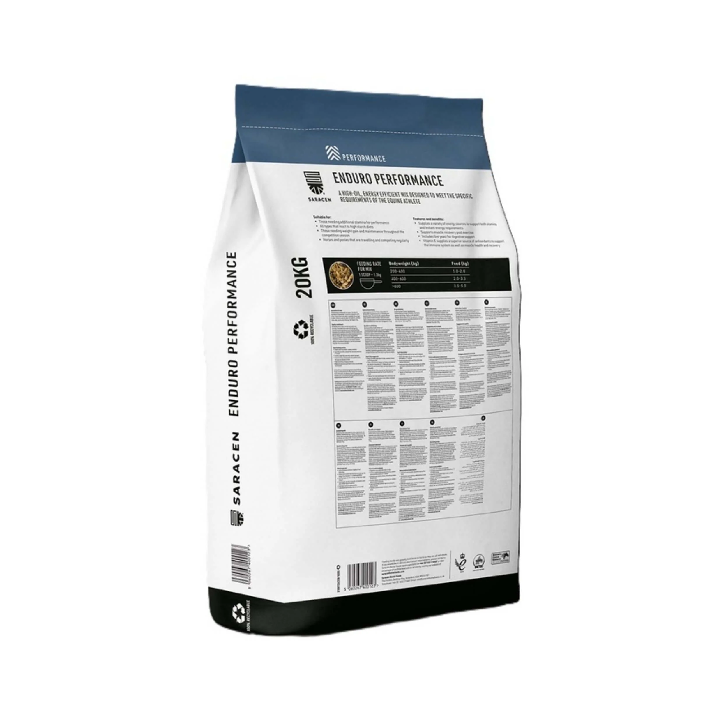 Saracen Enduro-Performance 100 Horse Feed 20kg - Image 3