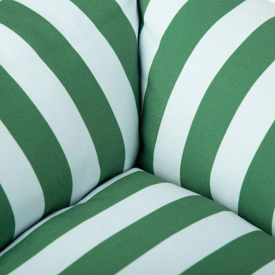 Scruffs Amalfi Striped Box Dog Bed in Green - Image 4