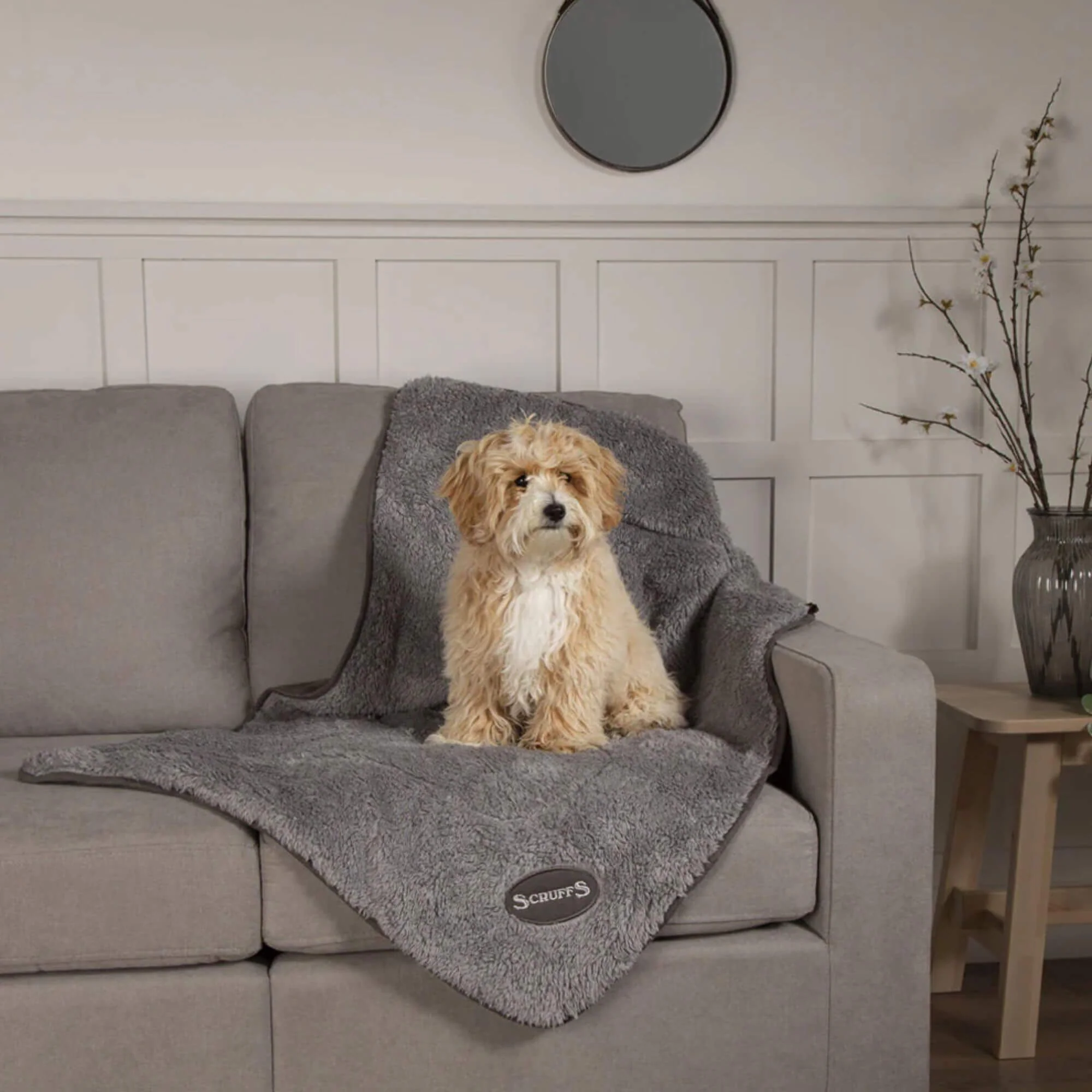 Scruffs Cosy Dog Blanket - Grey - Image 6