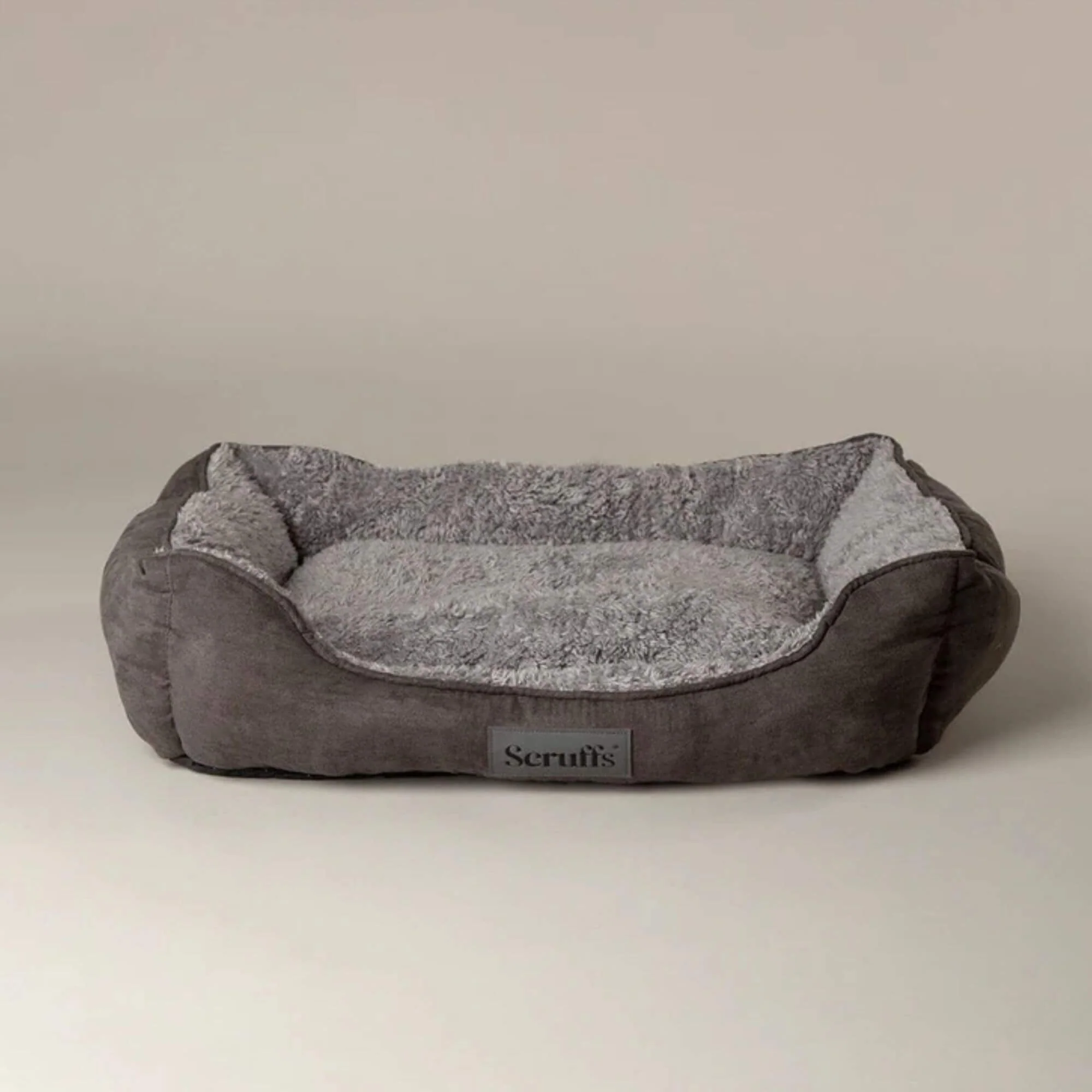 Scruffs Cosy Soft-Walled Dog Bed in Grey - Image 2