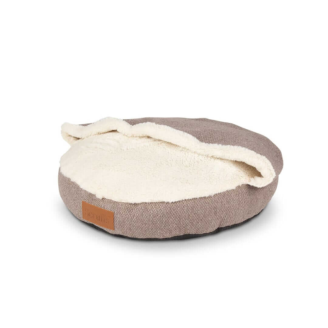 Scruffs Seattle Burrow Cat Bed - Stone Grey - Image 2