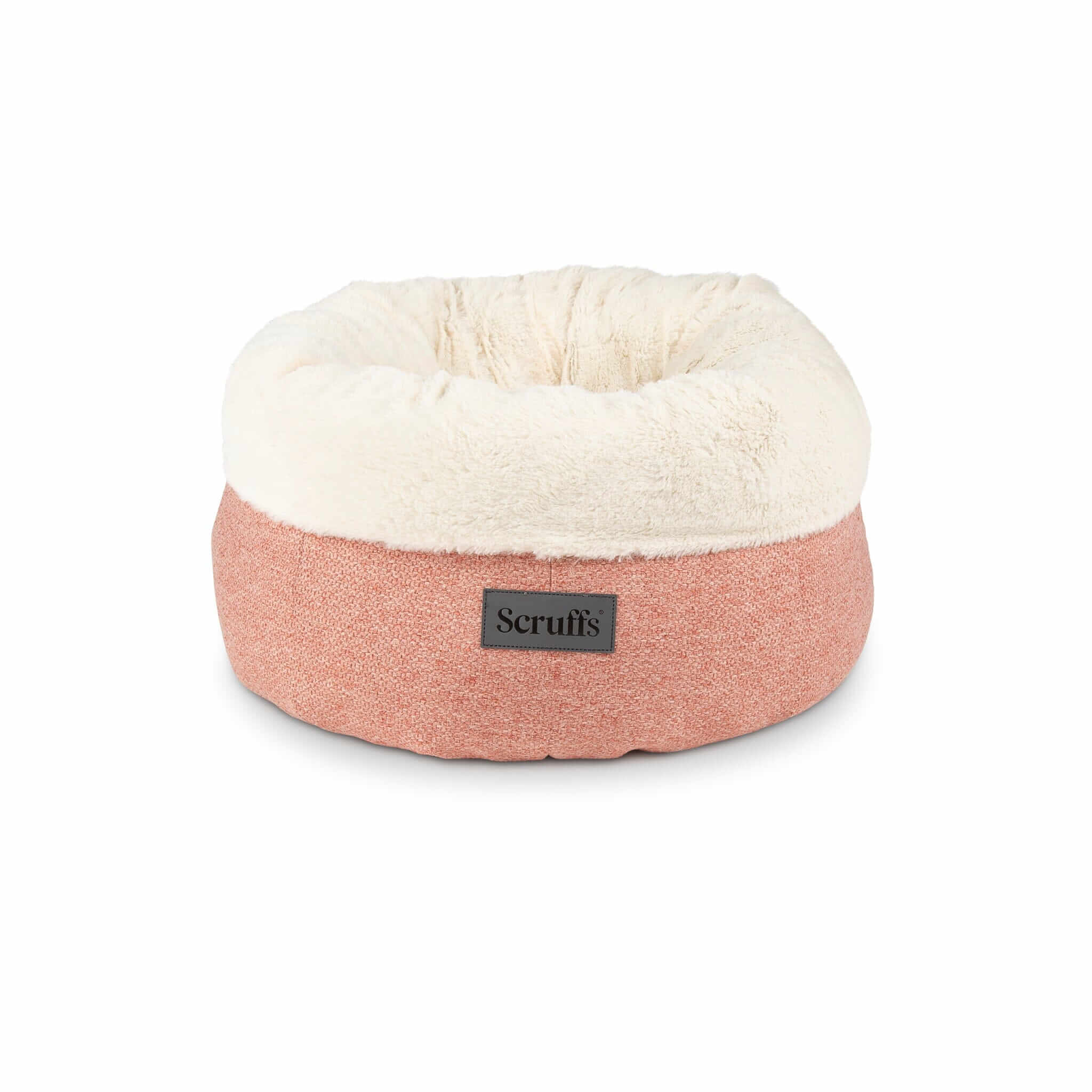 Scruffs Seattle Sanctuary Deep Round Cat Bed - Coral Pink - Image 7