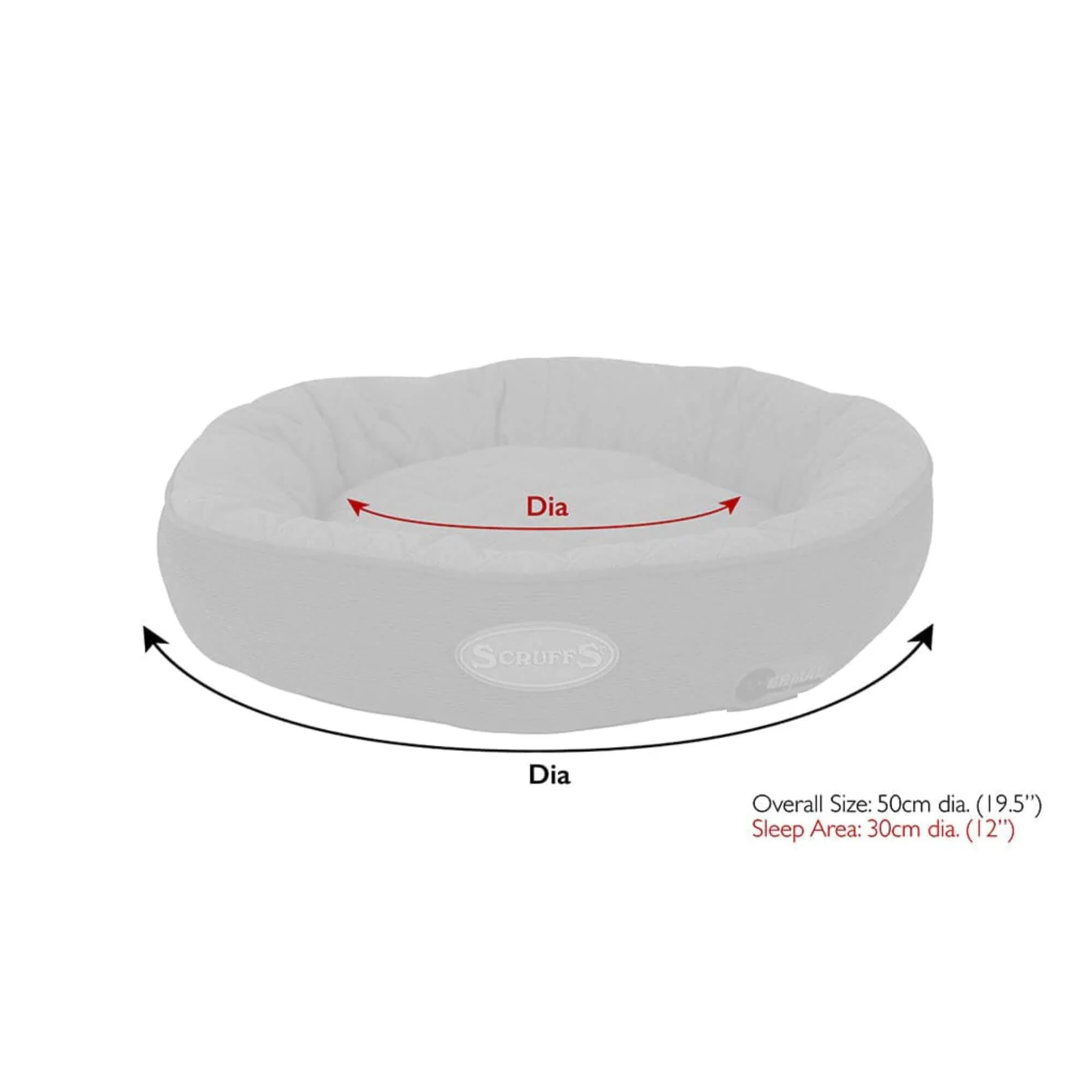 Scruffs Thermal Ring Cat Bed in Grey - Image 5