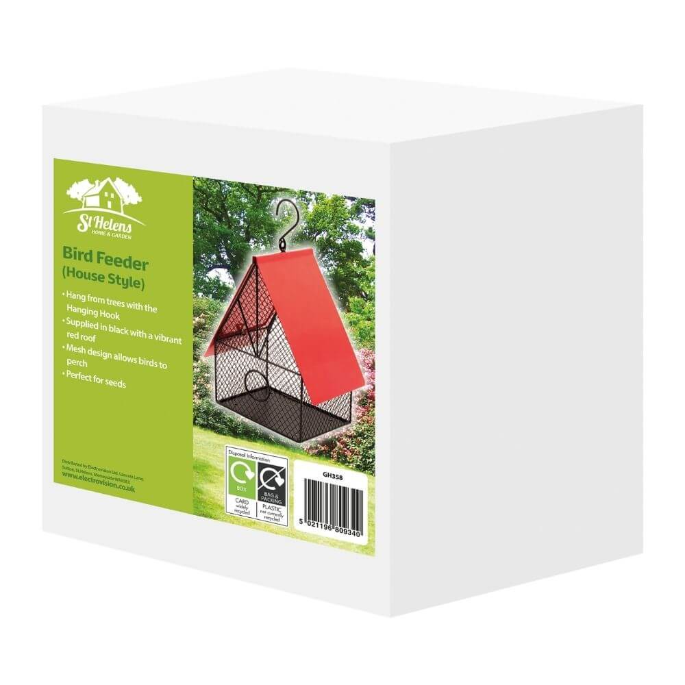St Helens Home and Garden House Style Bird Feeder - Image 4