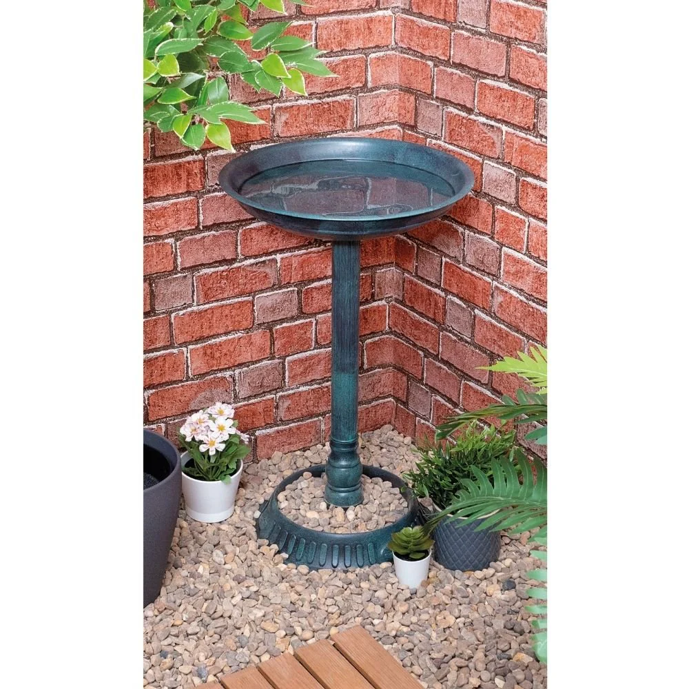 St Helens Home & Garden Ornamental Pedestal Bird Bath - Image 3