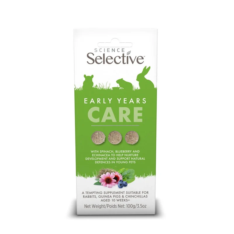 Supreme Selective Digestive Care Supplements for Rabbits, Guinea Pigs & Chinchillas 100g x 4 - Image 4
