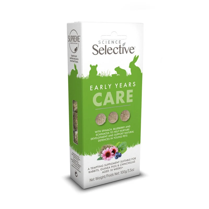 Supreme Selective Digestive Care Supplements for Rabbits, Guinea Pigs & Chinchillas 100g x 4 - Image 5