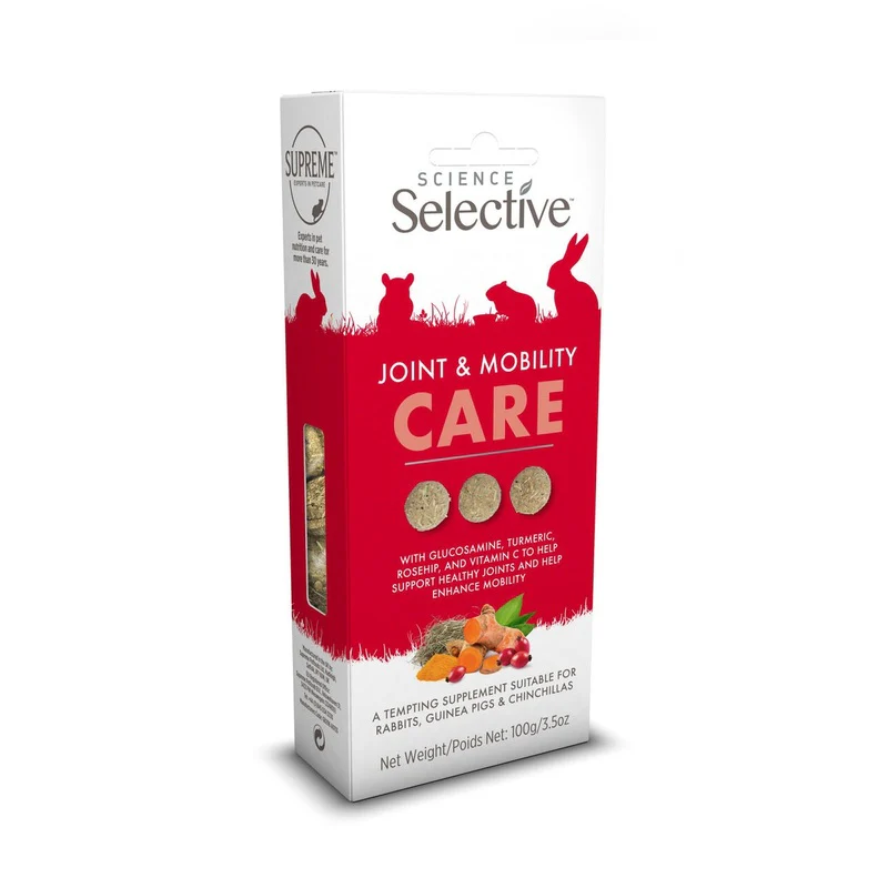 Supreme Selective Joint & Mobility Care Supplements for Rabbits, Guinea Pigs & Chinchillas 100g x 4 - Image 4