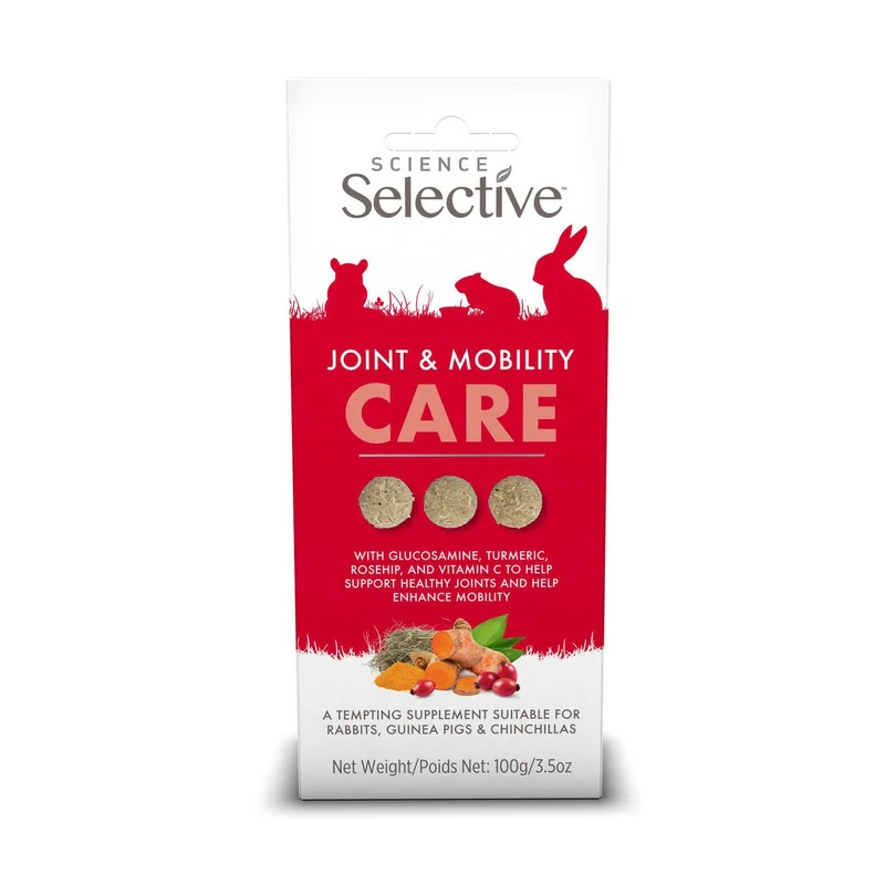 Supreme Selective Joint & Mobility Care Supplements for Rabbits, Guinea Pigs & Chinchillas 100g x 4 - Image 5