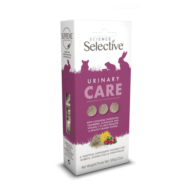 Supreme Selective Urinary Care Supplements for Rabbits, Guinea Pigs & Chinchillas 100g x 4 - Image 3