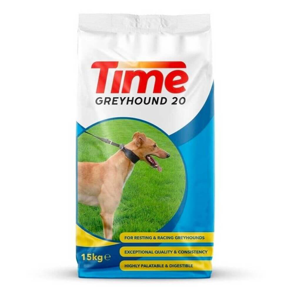 Time 20 Lurcher & Greyhound Active Dry Dog Food 15kg - Image 2