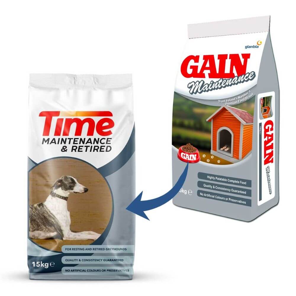 Time Greyhound Maintenance & Retired Dry Dog Food 15kg - Image 2