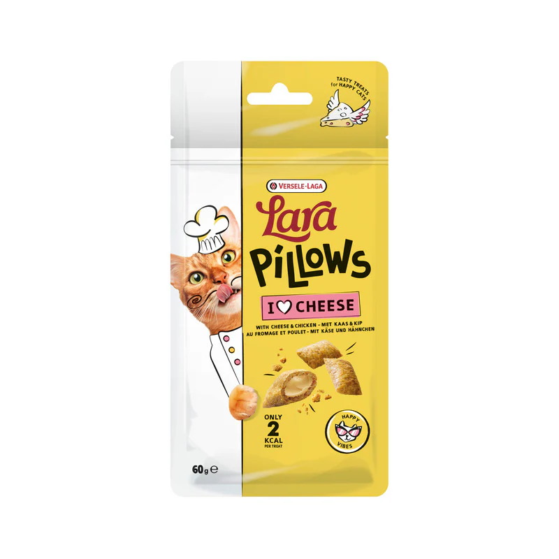 Versele-Laga Lara Pillows with Cheese Happy Vibes Treats 60g x 10 - Image 3