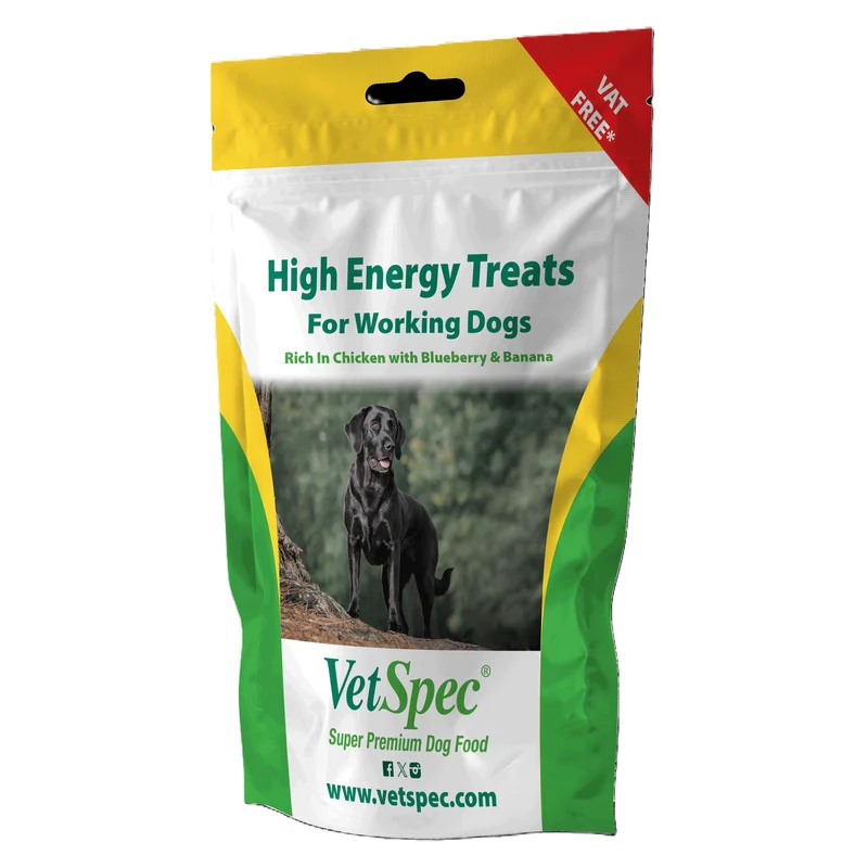 VetSpec High Energy Treats for Working Dogs 100g x 8 - Image 2