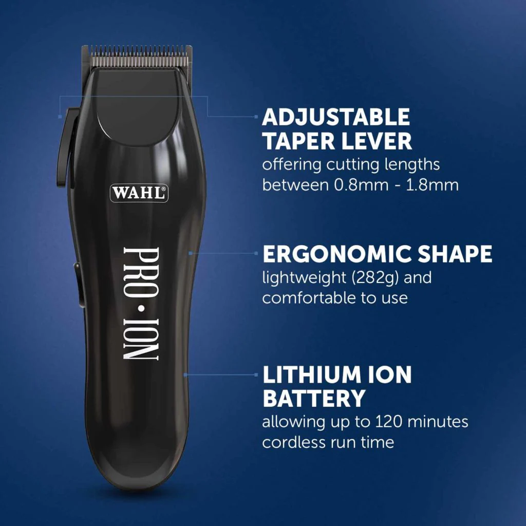 Wahl Pro Ion Cord/Cordless Horse Trimmer - Equine Grooming Kit - Image 2