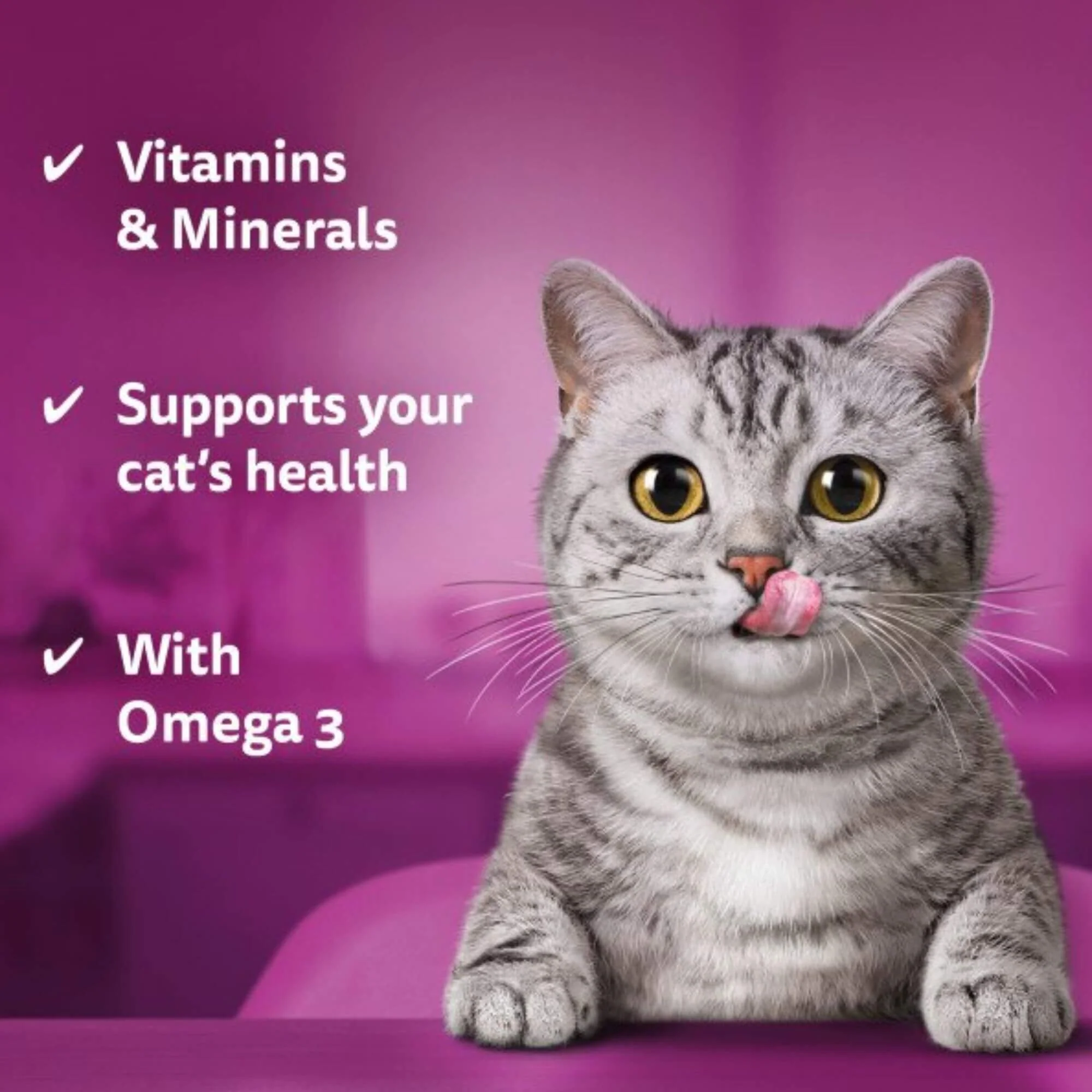 Whiskas Dentabites Chicken Cat Treats 6 x 40g - Image 4